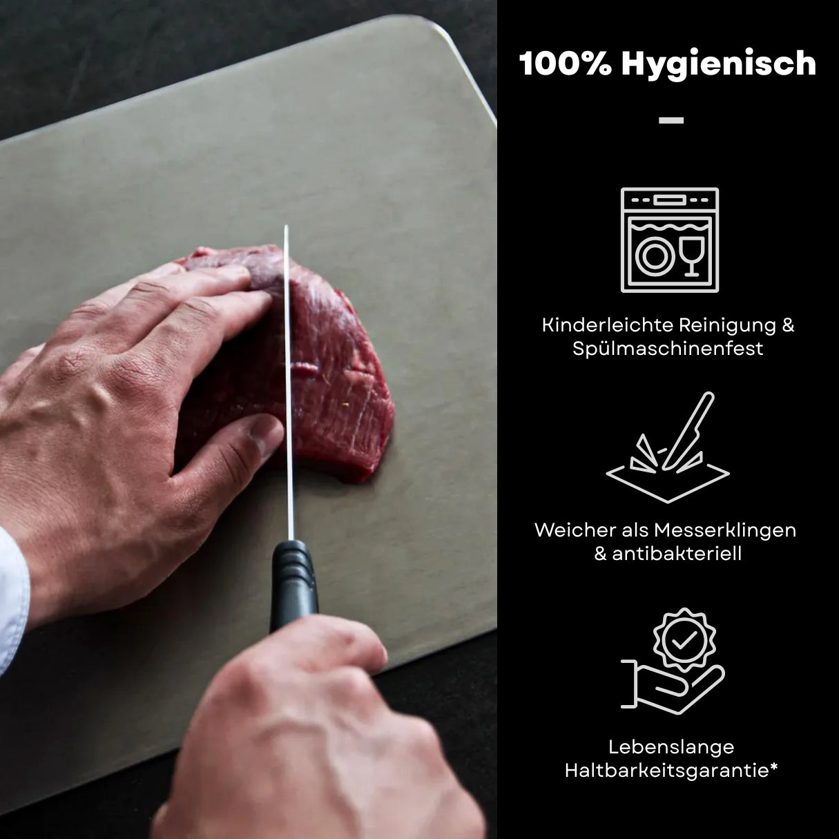 Alpura - Edelstahl Schneidebrett - Alltagswelt