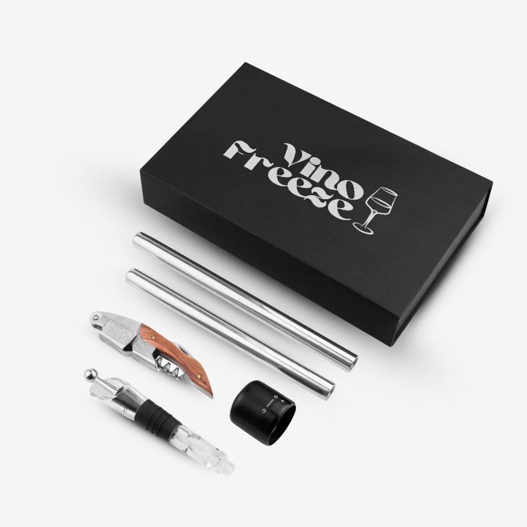 VinoFreeze - Premium Weinkühler Set
