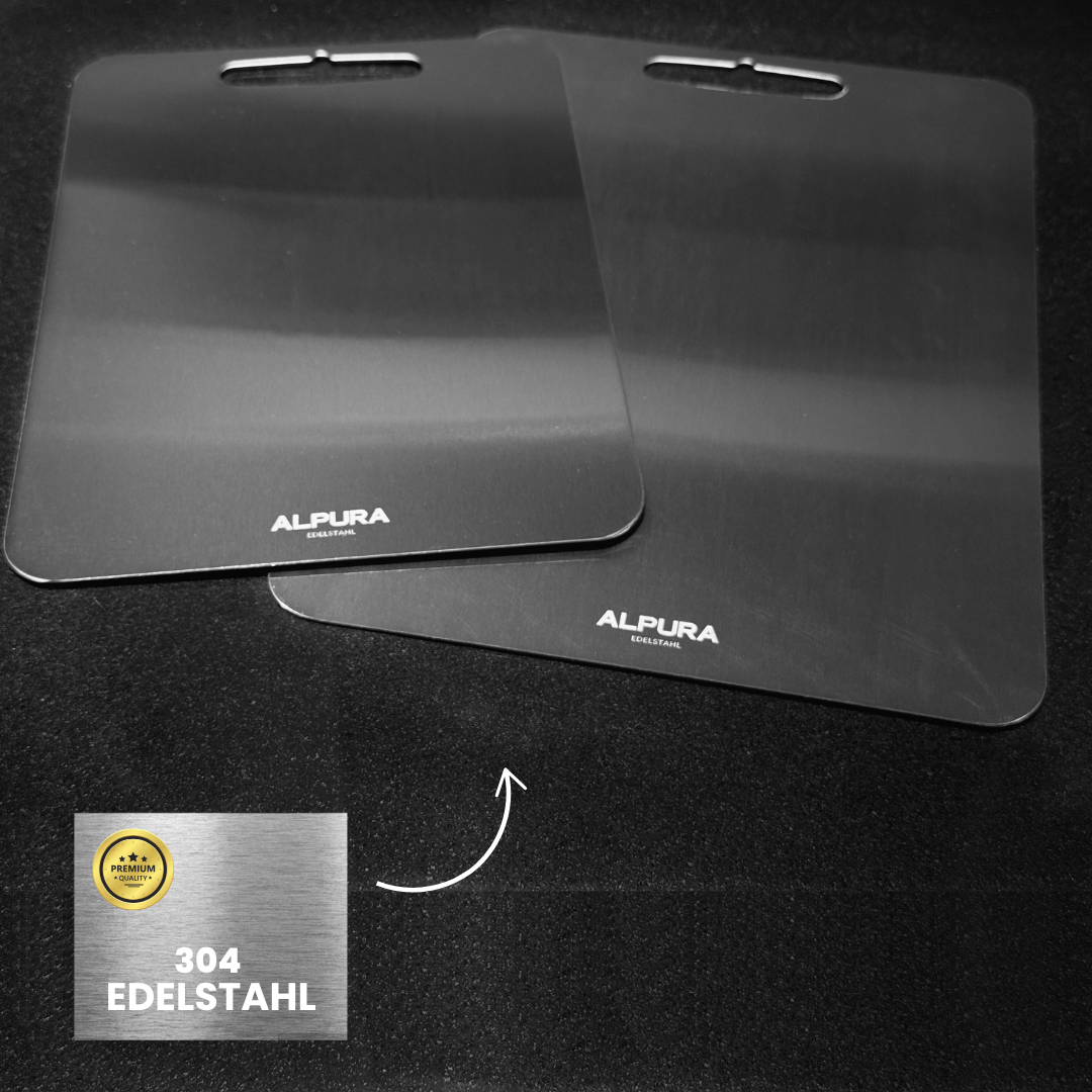 Alpura - Edelstahl Schneidebrett - Alltagswelt