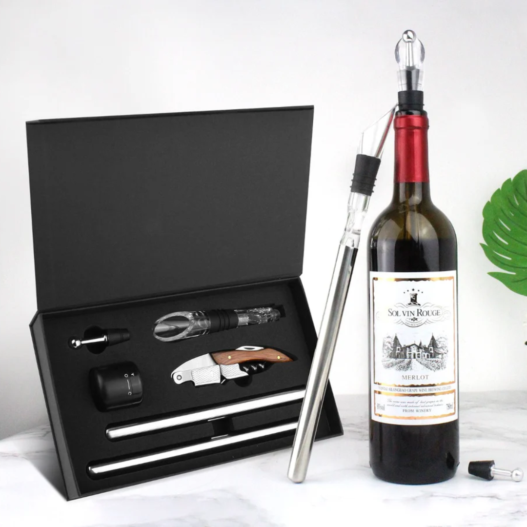 VinoFreeze - Premium Weinkühler Set