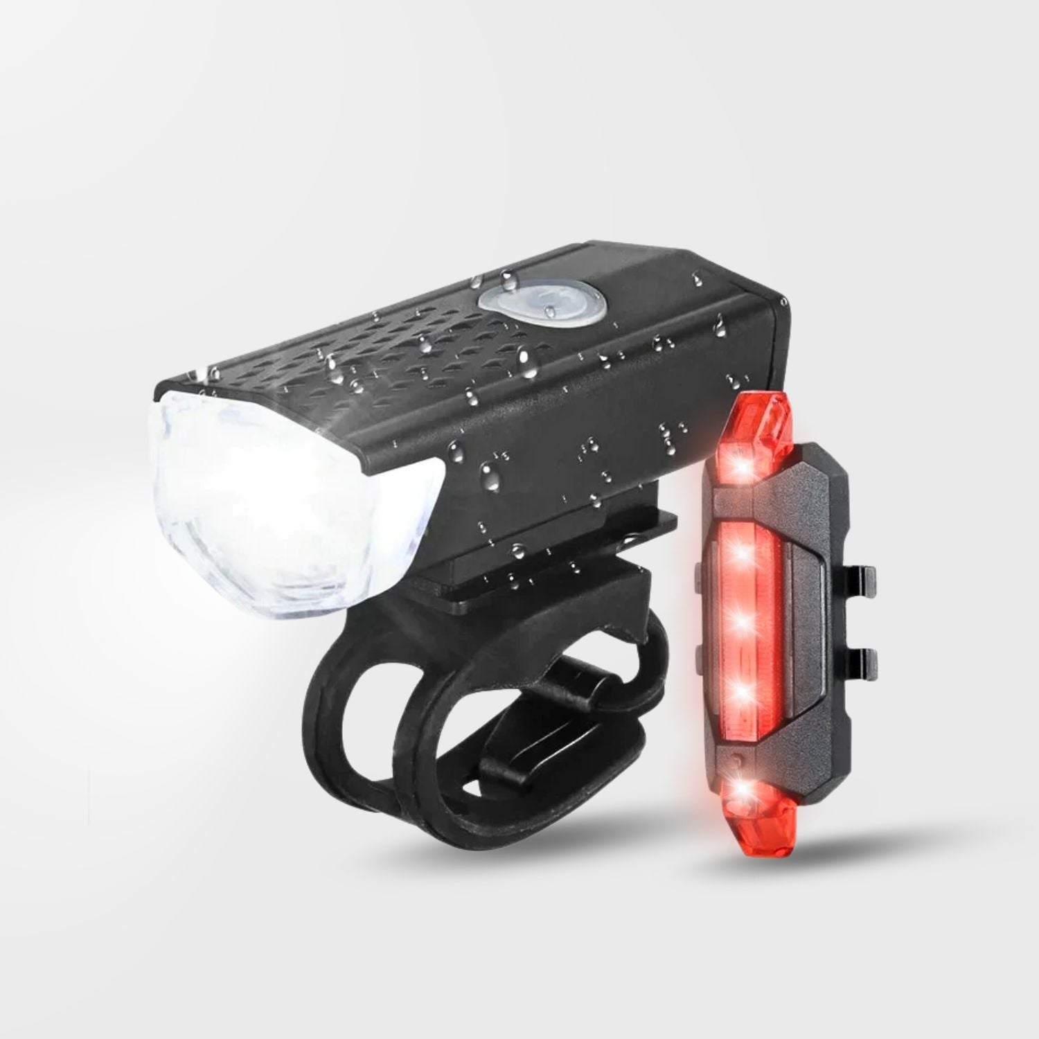 Fahrrad Lichtset LED (vorne + hinten) - Alltagswelt
