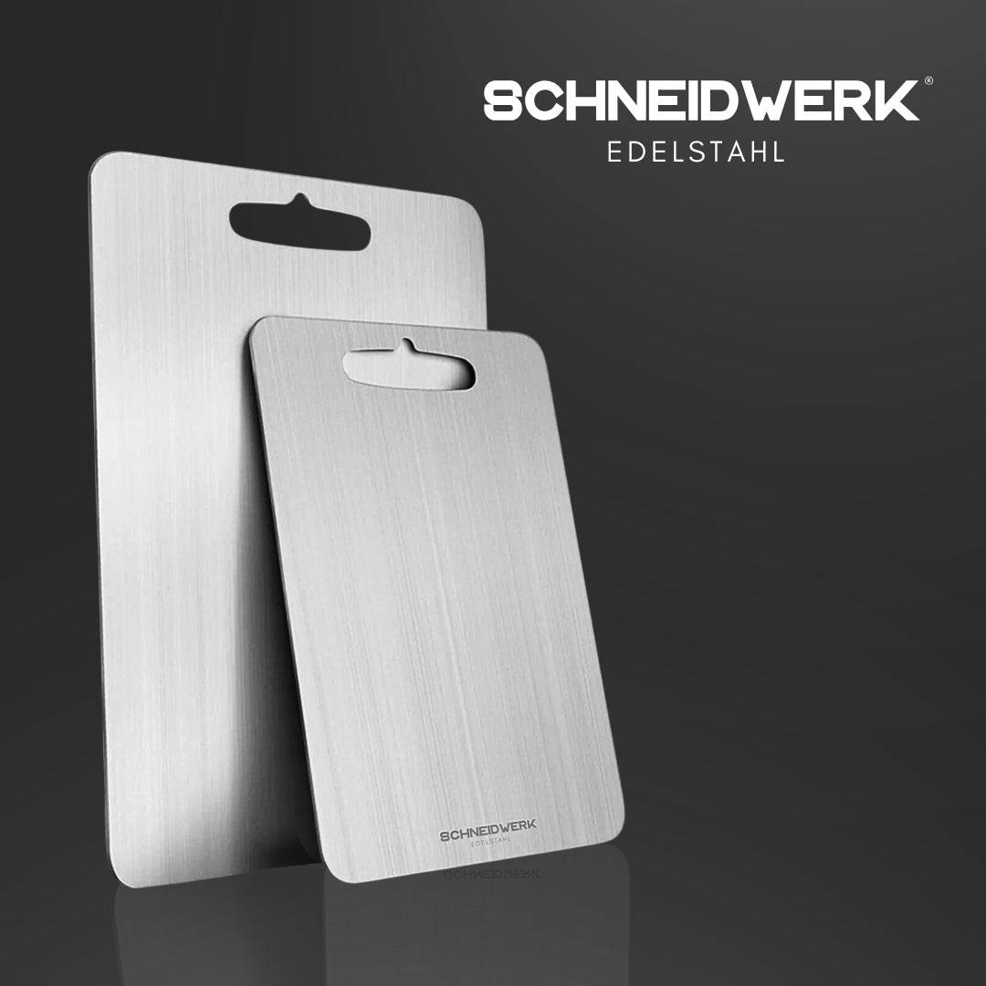 Schneidwerk - Edelstahl Schneidebrett