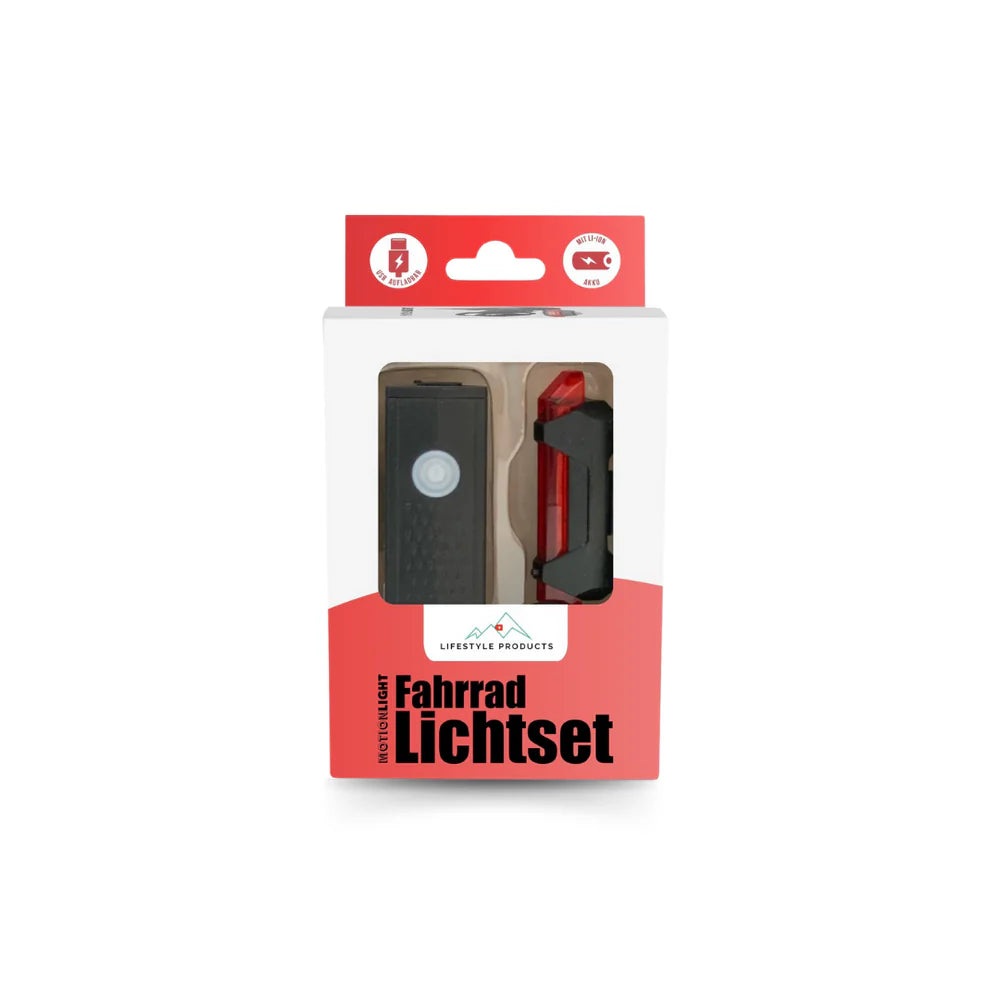 Fahrrad Lichtset LED (vorne + hinten) - Alltagswelt