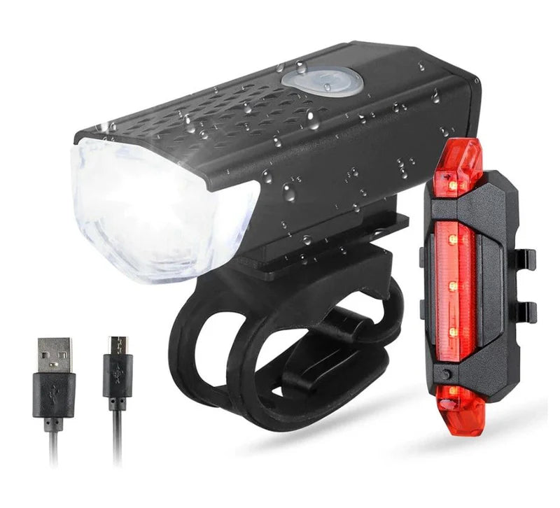 Fahrrad Lichtset LED (vorne + hinten) - Alltagswelt
