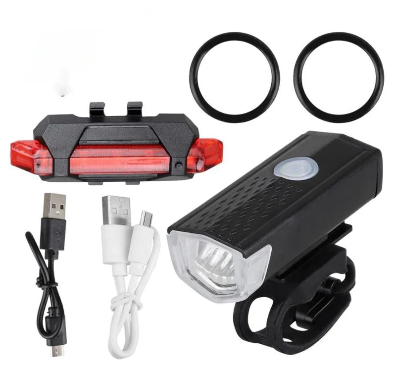 Fahrrad Lichtset LED (vorne + hinten) - Alltagswelt