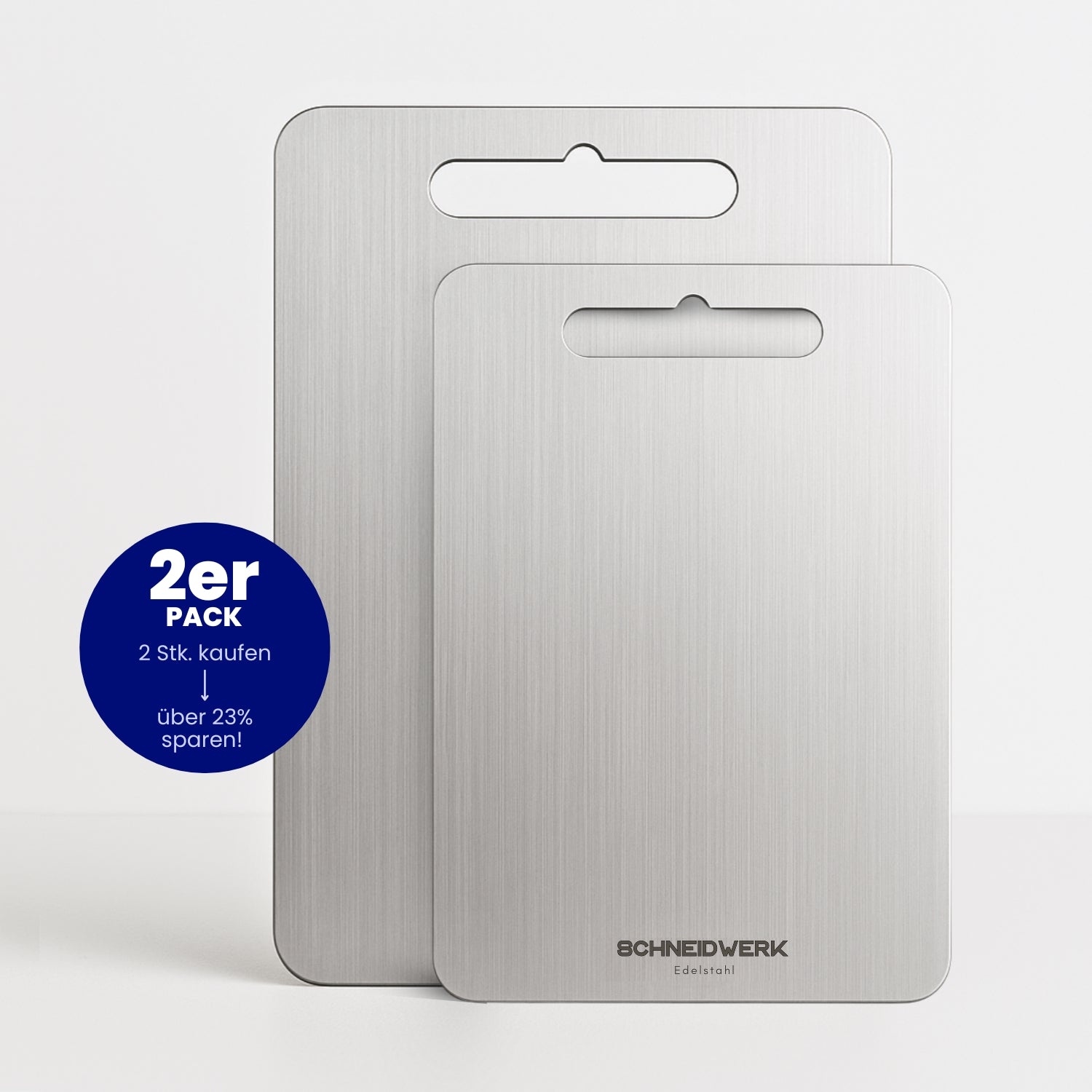 Schneidwerk - Edelstahl Schneidebrett