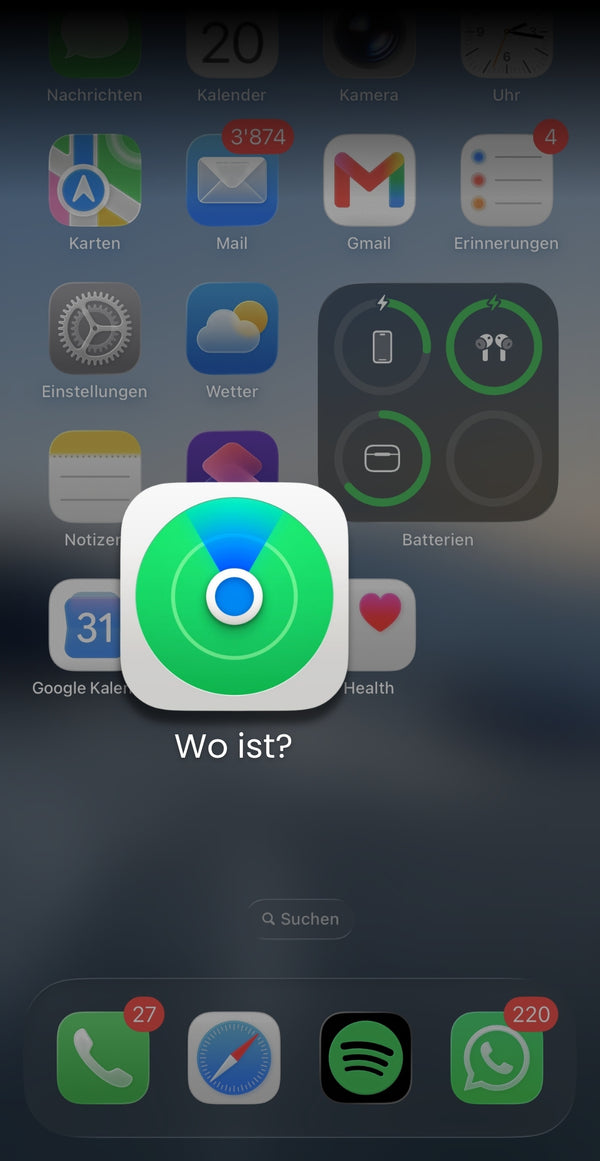 «Wo ist?» App öffnen
